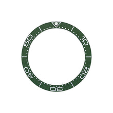 Load image into Gallery viewer, Seamaster Ceramic Sloped Bezel Insert for SKX/SRPD - Olive
