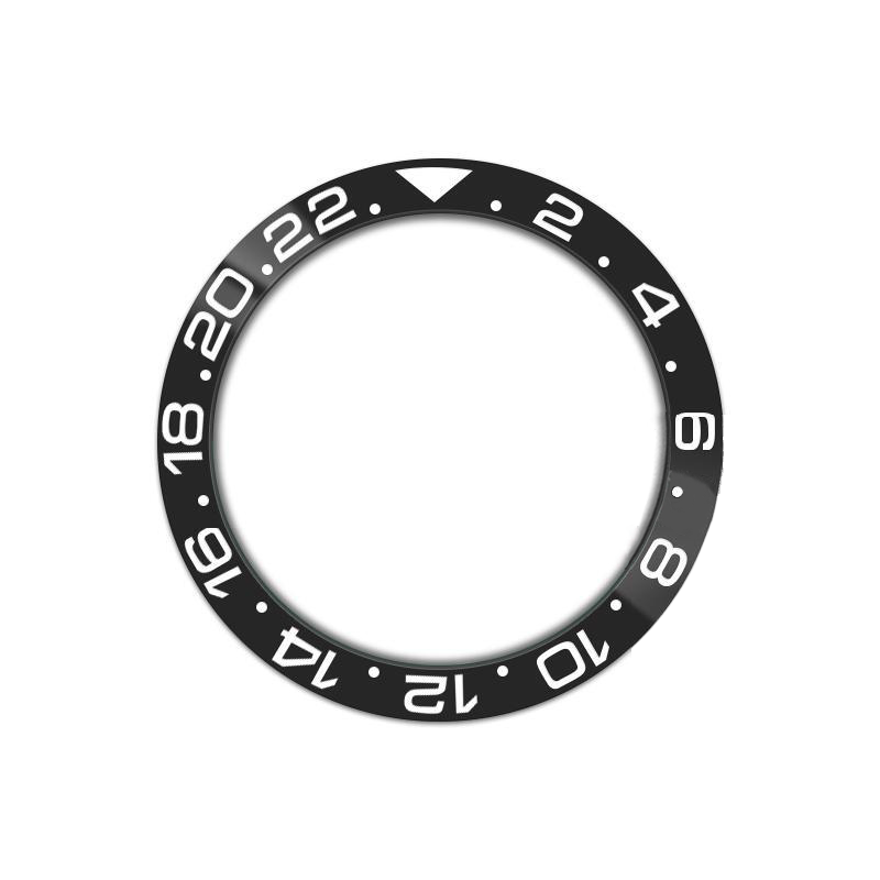 GMT-24 Ceramic Sloped Bezel Insert for SKX/SRPD - Black