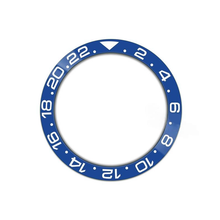 Load image into Gallery viewer, GMT-24 Ceramic Sloped Bezel Insert for SKX/SRPD - Blue
