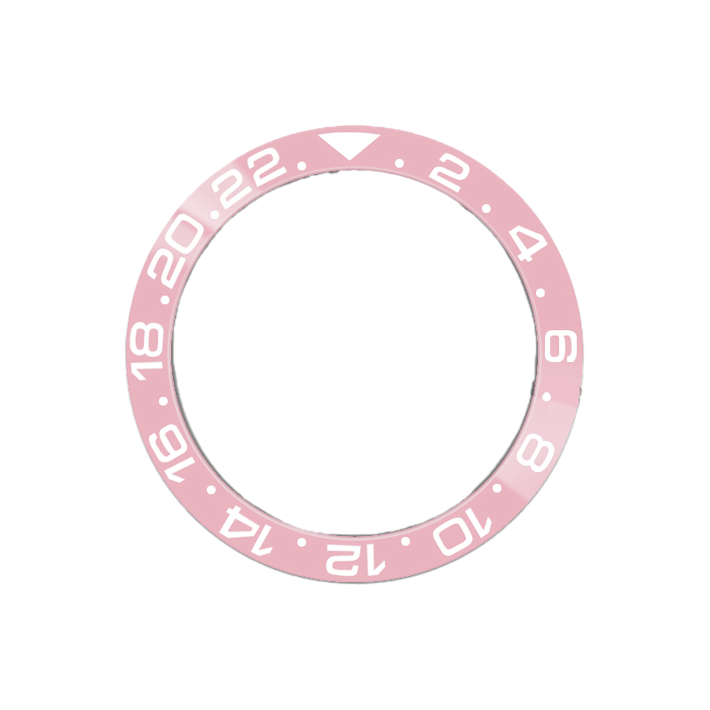 GMT-24 Ceramic Sloped Bezel Insert for SKX/SRPD - Pink