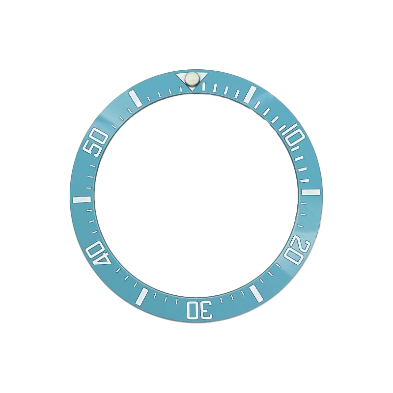 Deep Sea Ceramic Sloped Bezel Insert for SKX/SRPD - Icy Blue