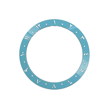 Load image into Gallery viewer, Arabic Style Ceramic Sloped Bezel Insert for SKX/SRPD - Icy Blue
