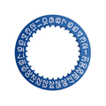Blaue NH35-Datumsscheibe – Weiß 