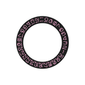 NH35 Datumsscheiben-Patch – Rosa 