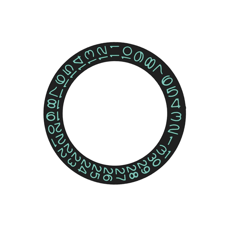 NH35 Datumsscheiben-Patch – Pastellgrün 