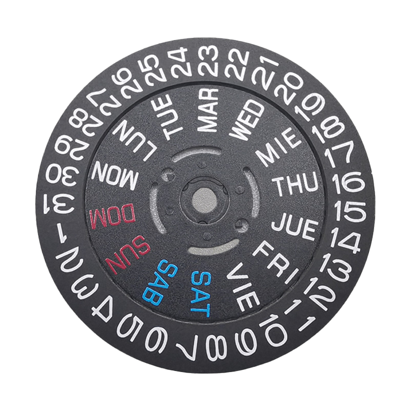 NH36 Day-Date Disc - English (Black) | WR Accessories – WR Accessories