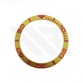 YM Aluminium Sloped  Bezel Insert for SKX/SRPD - Light Gold/Red