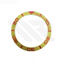 Load image into Gallery viewer, YM2 Aluminium Sloped  Bezel Insert for SKX/SRPD - Light Gold/Pink
