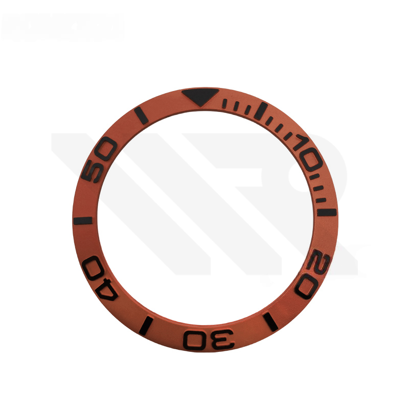 YM Aluminium Sloped  Bezel Insert for SKX/SRPD - Orange/Black