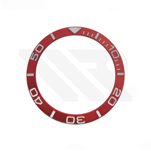 Load image into Gallery viewer, YM Aluminium Sloped  Bezel Insert for SKX/SRPD - Red/Silver
