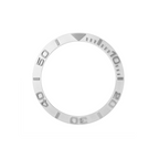 YM Ceramic Sloped Bezel Insert For SKX/SRPD - Silver