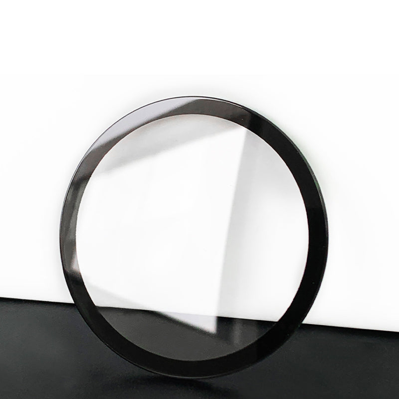 Double Domed Sapphire Crystal for Rado Centrix Series (PVD Black Rim)