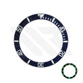 Full Luminous Ceramic Sloped Bezel Insert For MDV-106-1A : Black
