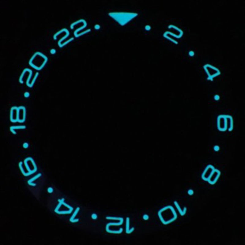 Luminous GMT-24 Ceramic Sloped Bezel Insert for SKX/SRPD - Pepsi