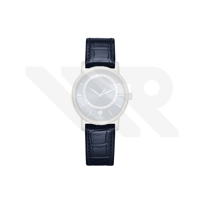 Replacement Leather Strap Compatible with Rado DiaMaster 218.0064.3 Series : Navy