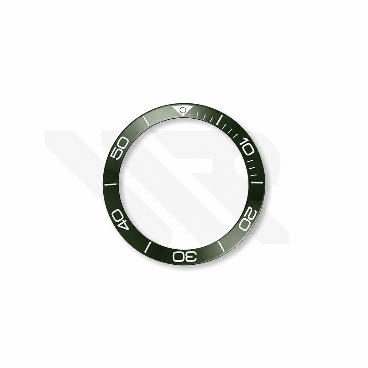 Replacement Ceramic Bezel Insert Compatible with Longines HydroConquest 43mm L3.782 Series : Green