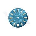 GS Shunbun Style Ocean Patina Dial for Seiko Mod: Gold GS Style Indices with 6h Date Window