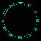 Luminous GMT-24 Ceramic Sloped Bezel Insert for SKX/SRPD - Pepsi