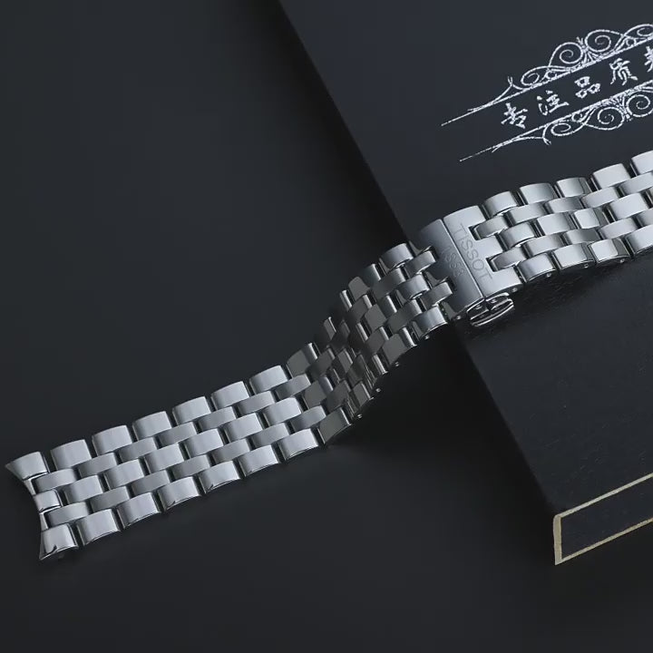 Replacement Stainless Steel Bracelet Compatible with Tissot Carson T122407A