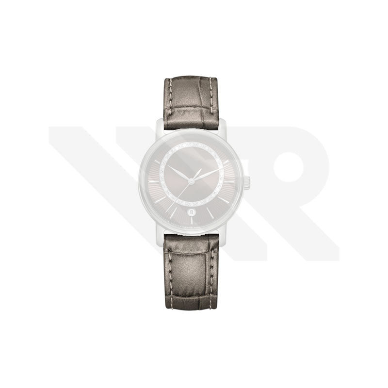 Replacement Leather Strap Compatible with Rado DiaMaster 218.0064.3 Series : Gray