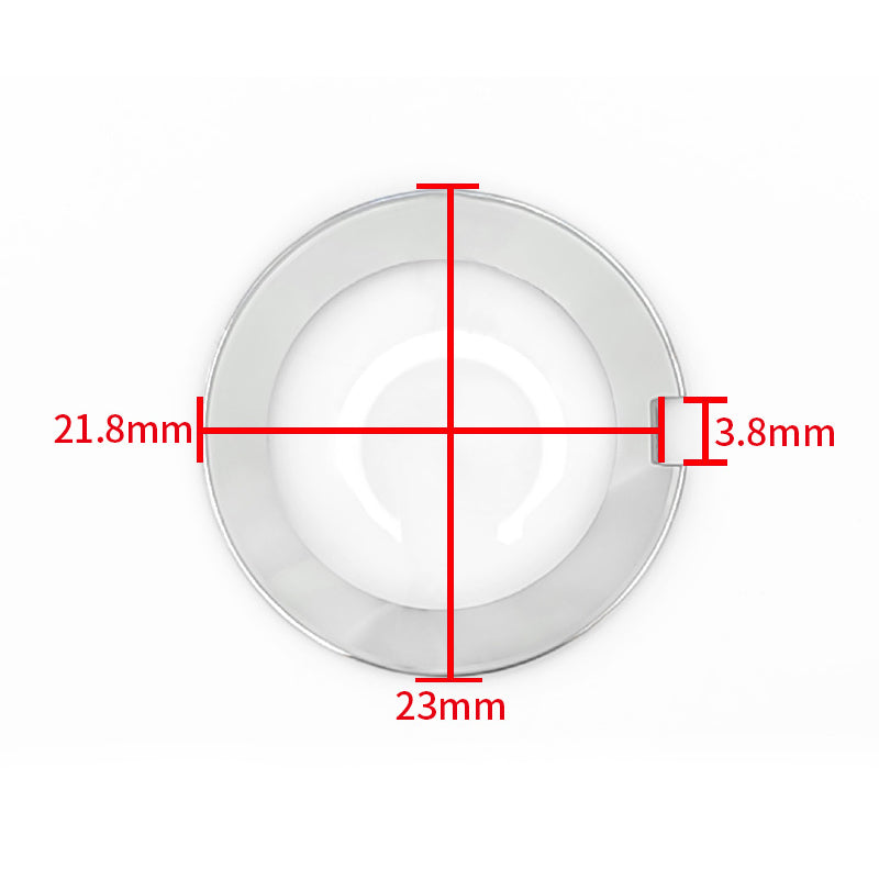 Special Cut Double Domed Mineral Crystal for Rado Coupole Series