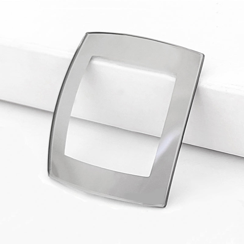 Square Mineral Crystal for Rado Sintra Series (Silver Trim)