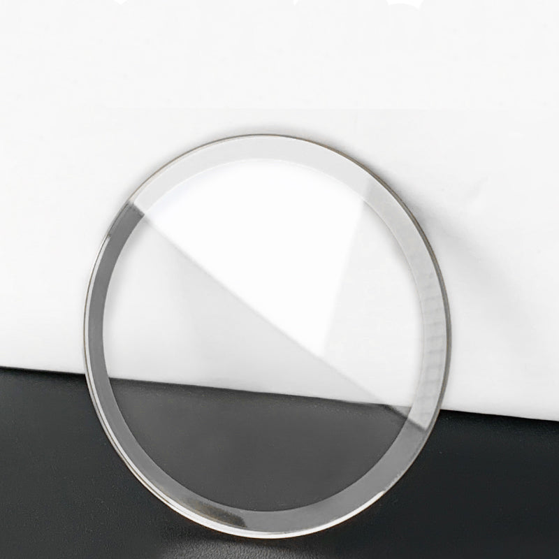 Double Domed Mineral Crystal for Rado Centrix Series (PVD Silver Rim)