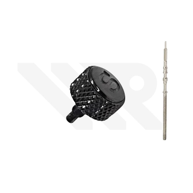 SKX007 Knurled Crown: Black (Polished)