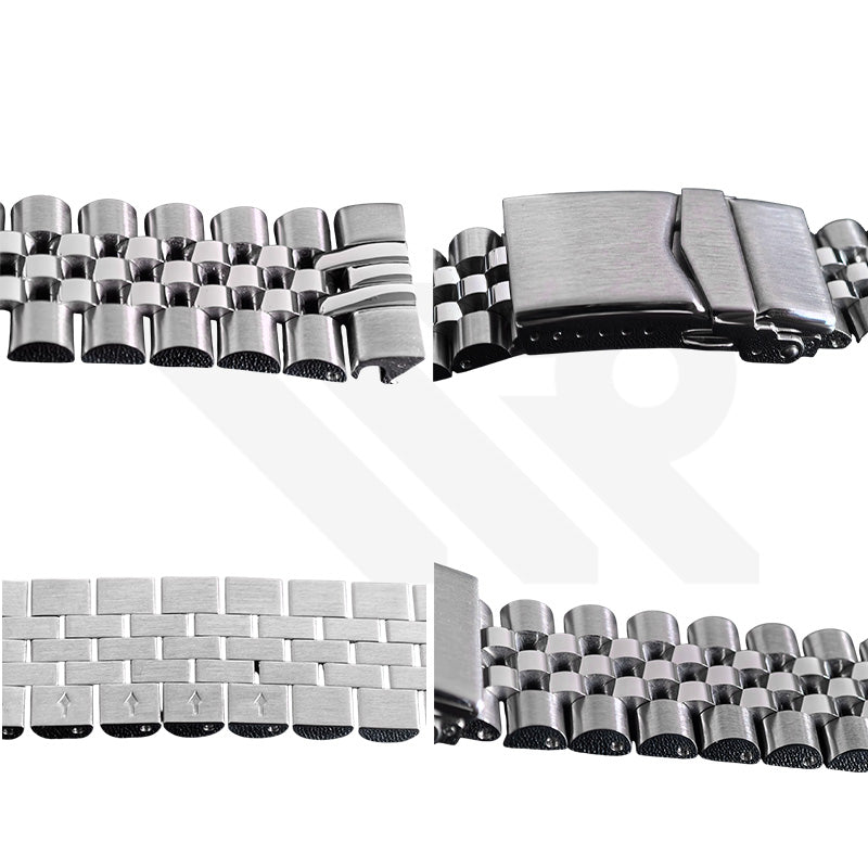 Jubilee Bracelet for Seiko Panda Solar Quartz Chronograph