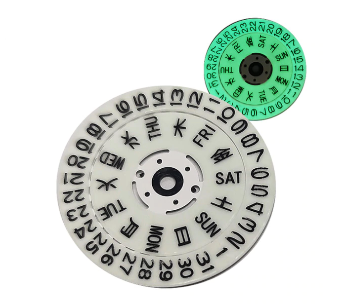 NH35/NH36 Full Luminous Date Disc for Seiko Mod | WR Accessories