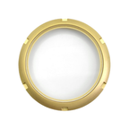 SKX Sapphire Caseback: Matte Gold