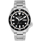 Seiko Mod SKX / SRPD Chapter Ring: Metallic White With Orange Markers