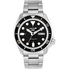 Load image into Gallery viewer, SKX / SRPD Chapter Ring: Silver With Orange Markers

