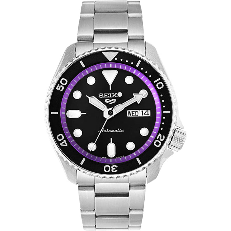 Seiko Mod SKX / SRPD Chapter Ring: Purple With White Markers – WR