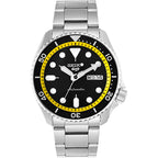 Seiko Mod SKX / SRPD Chapter Ring: Yellow With Black Markers