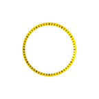 Seiko Mod SKX / SRPD Chapter Ring: Yellow With Black Markers