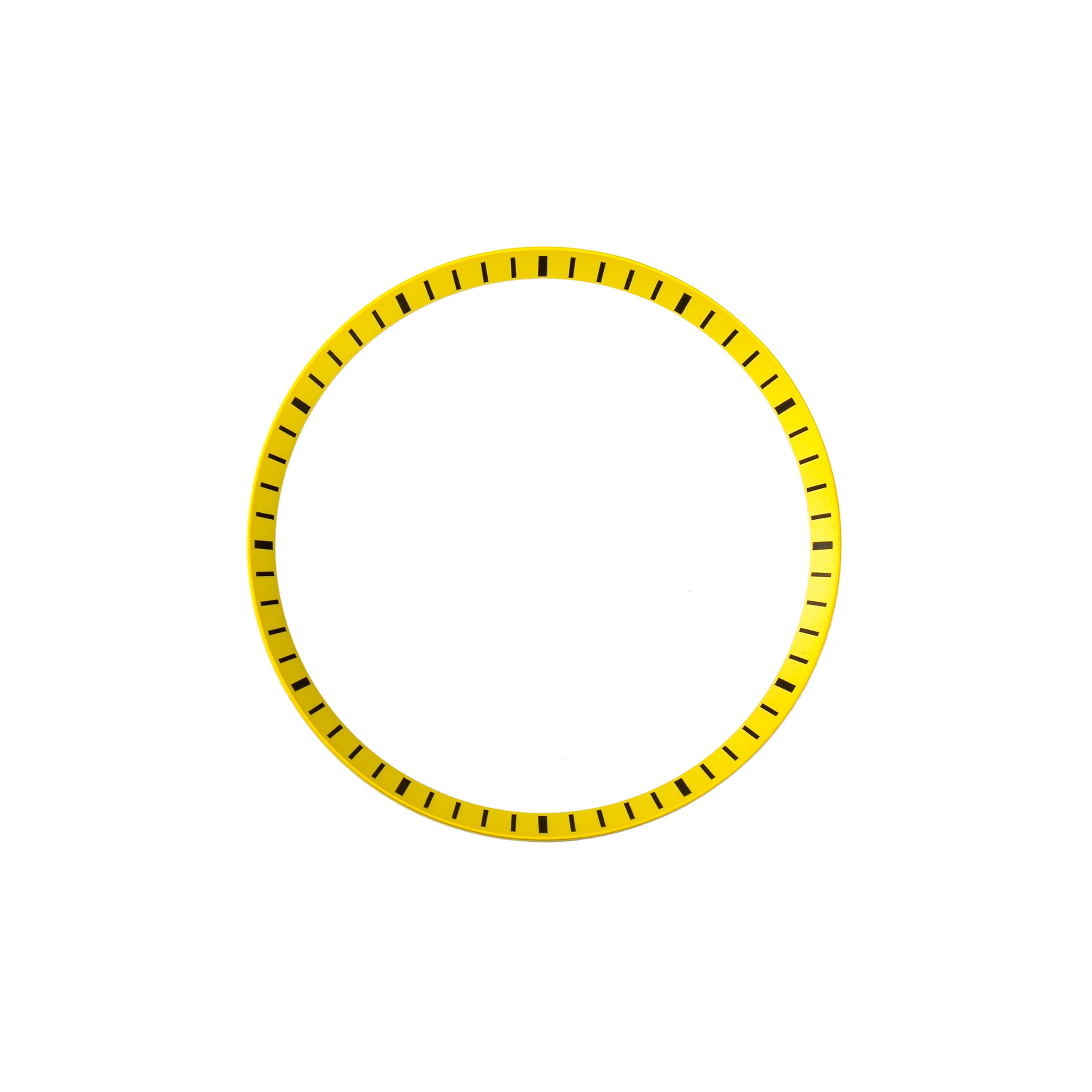 Seiko Mod SKX / SRPD Chapter Ring: Yellow With Black Markers