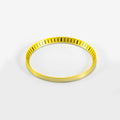 Seiko Mod SKX / SRPD Chapter Ring: Yellow With Black Markers
