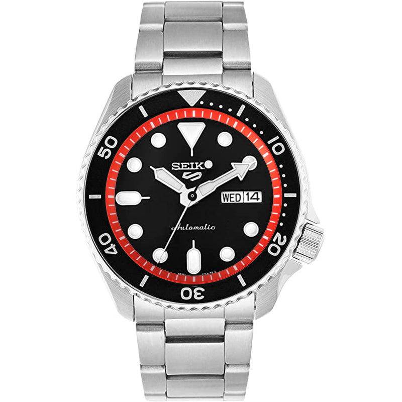 Seiko Mod SKX / SRPD Chapter Ring: Red With White Markers