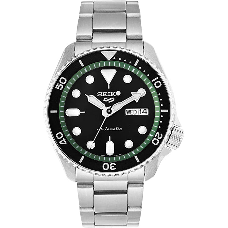 SKX / SRPD Chapter Ring: Dunkelgrün mit weißen Markierungen