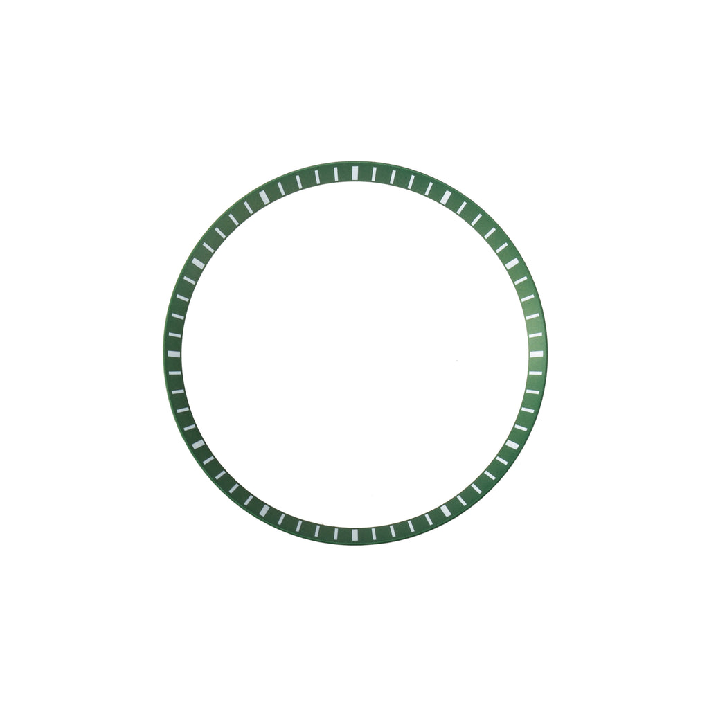 SKX / SRPD Chapter Ring: Dunkelgrün mit weißen Markierungen