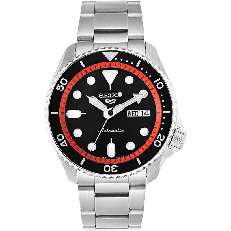 Seiko Mod SKX / SRPD Chapter Ring: Red With Black Markers