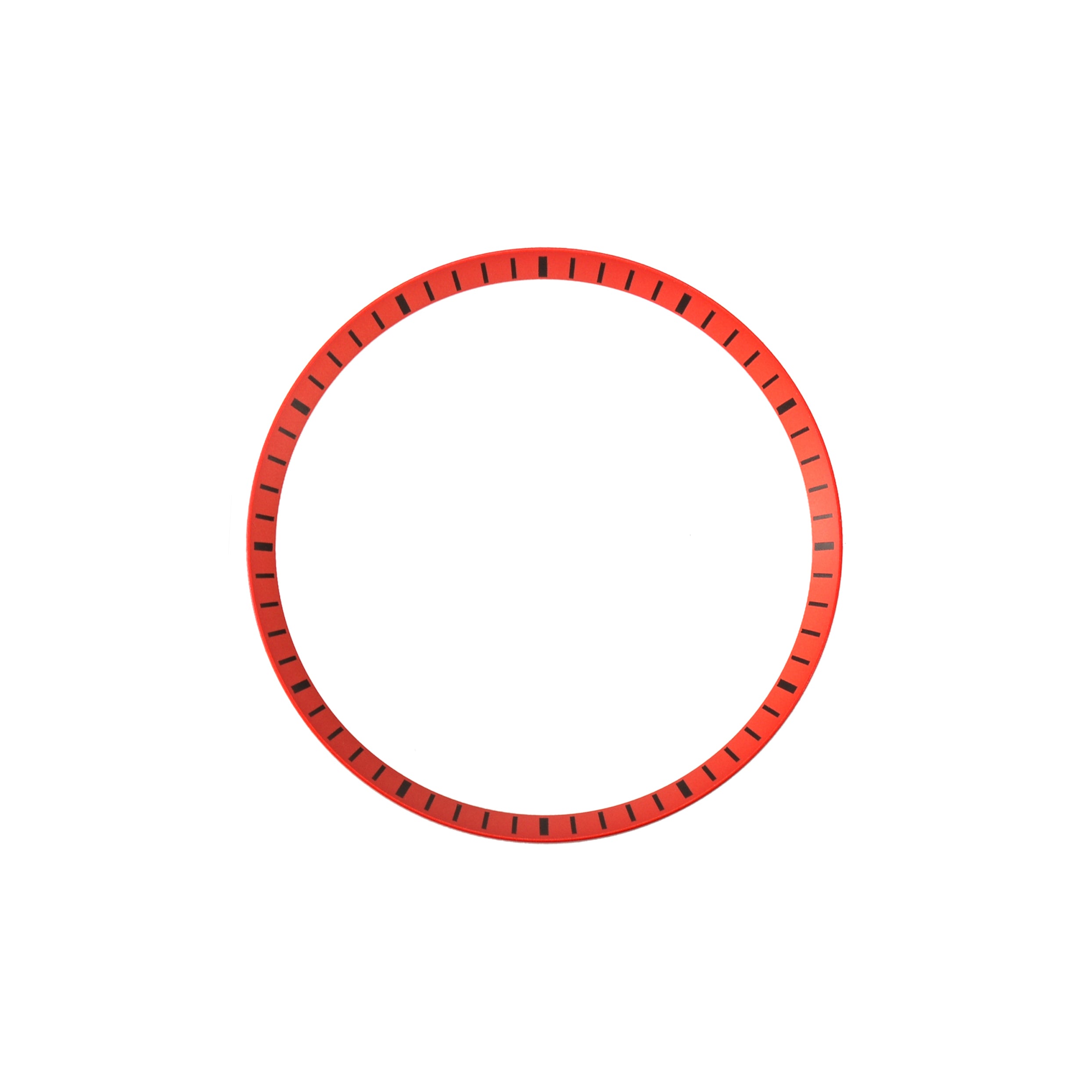 Seiko Mod SKX / SRPD Chapter Ring: Red With Black Markers