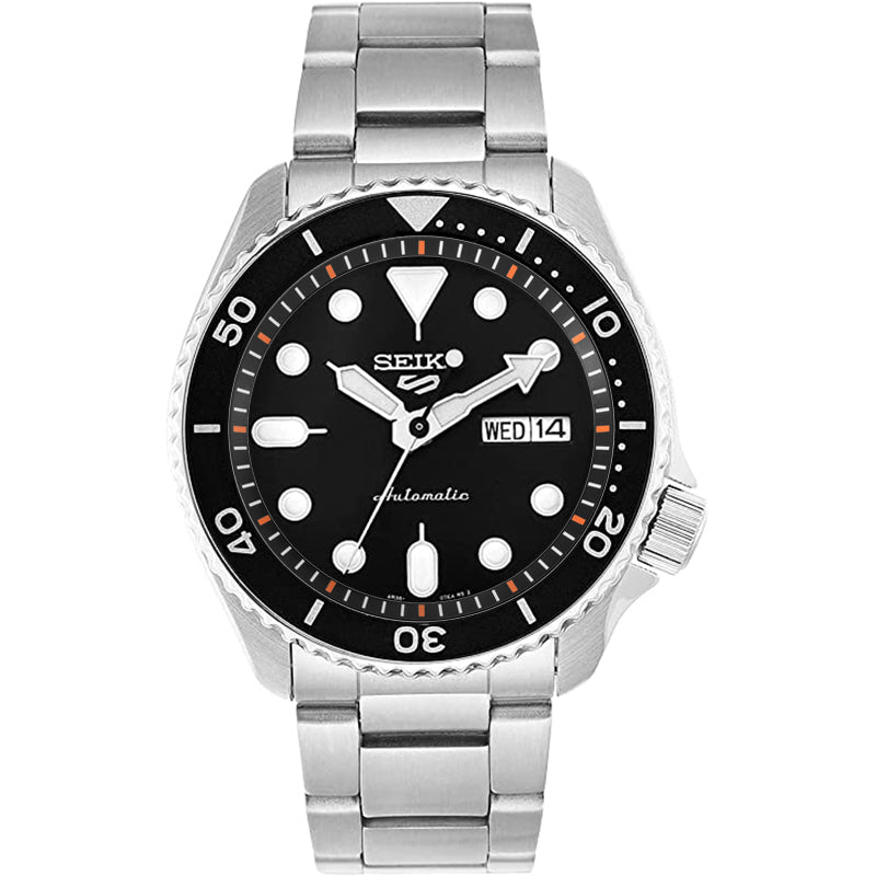 Seiko Mod SKX / SRPD Chapter Ring: Black With Orange Markers