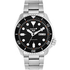 Seiko Mod SKX / SRPD Chapter Ring: Black With Orange Markers
