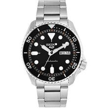 Load image into Gallery viewer, SKX / SRPD Chapter Ring: Black With Orange Markers
