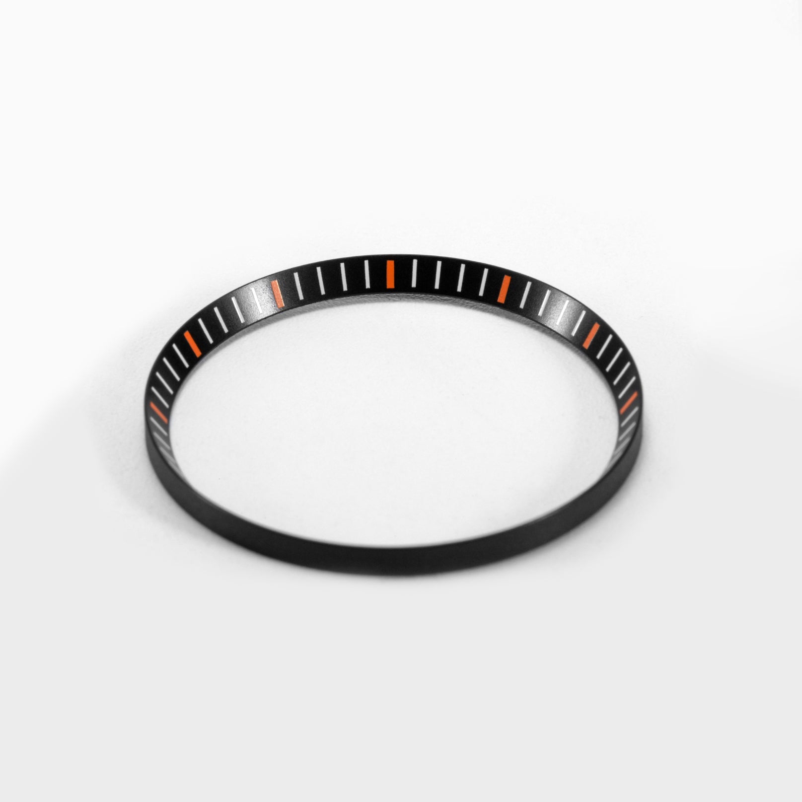 Seiko Mod SKX / SRPD Chapter Ring: Black With Orange Markers