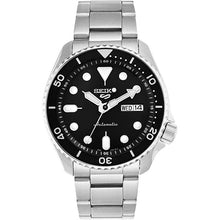 Load image into Gallery viewer, SKX / SRPD Chapter Ring: Black with White Numeric Markers

