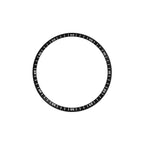 Seiko Mod SKX / SRPD Chapter Ring: Black with White Numeric Markers