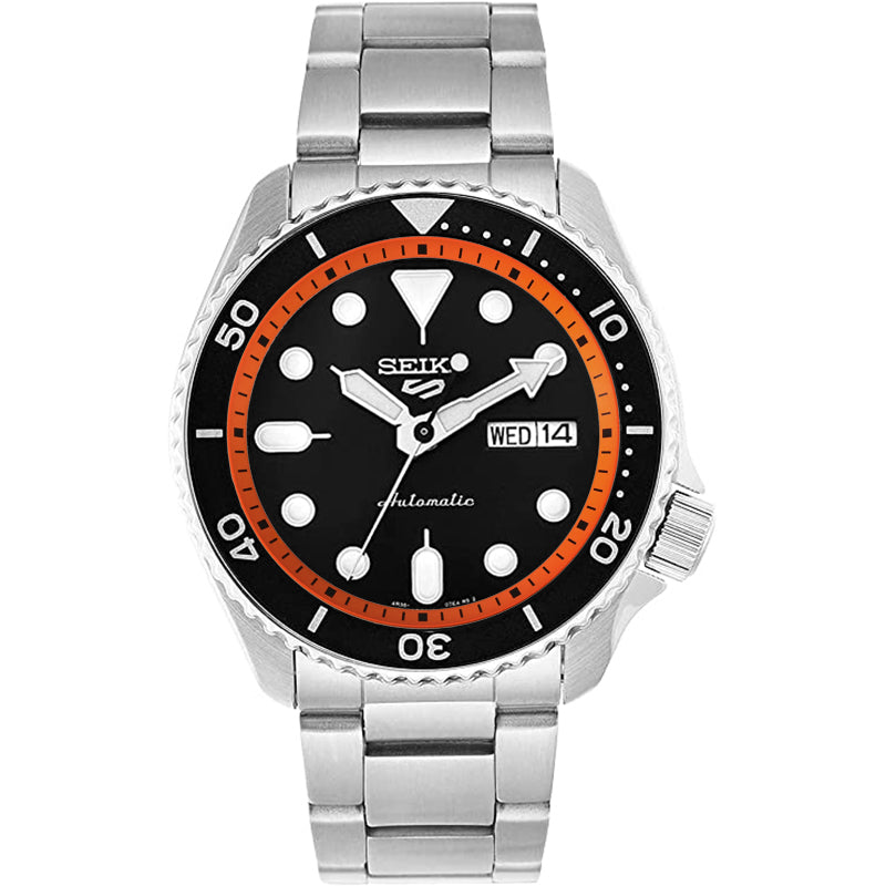 Seiko Mod SKX / SRPD Chapter Ring: Orange with Black Markers – WR